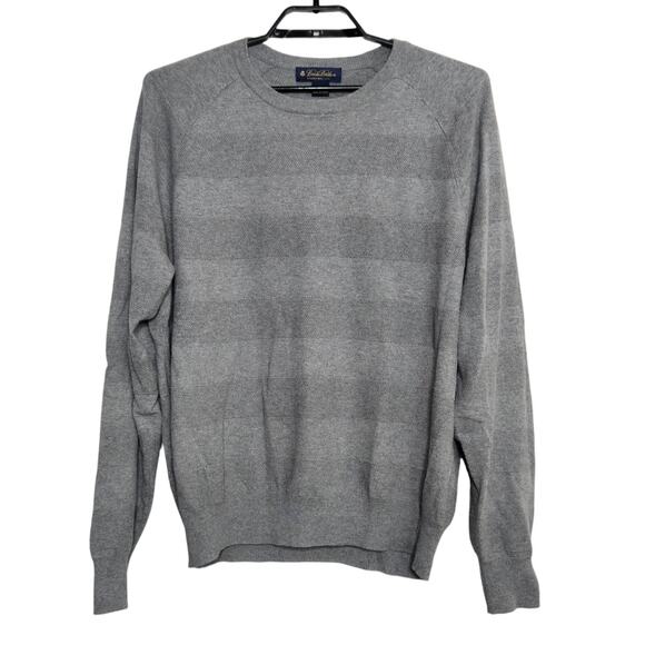 Mens Sweaters Shirt Lot Size Large Levi Brooks Brothers Knit Gray - Picture 3 of 5